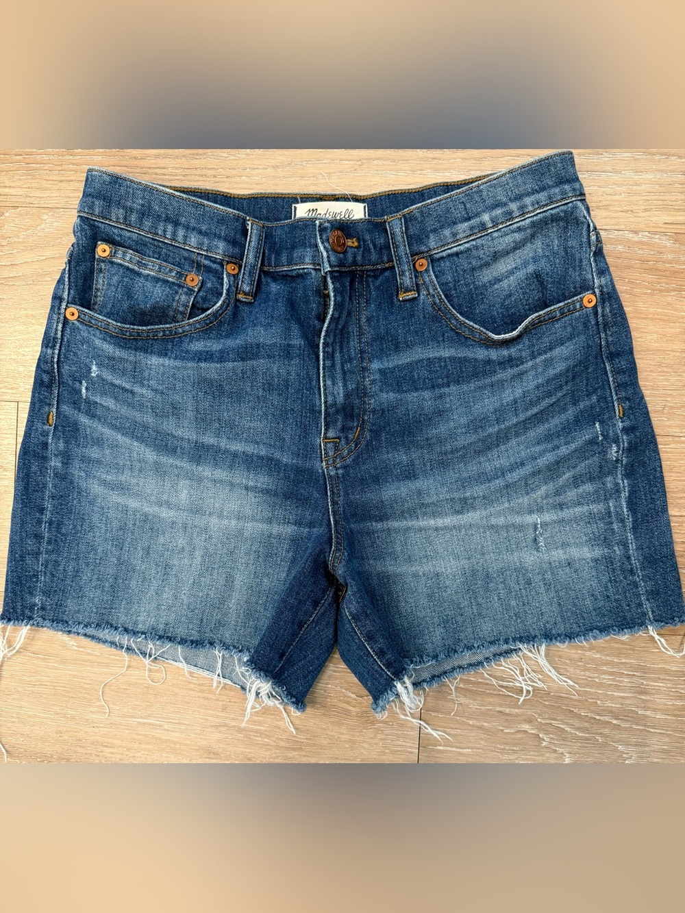 Madewell High Rise Denim Shorts Size 28
